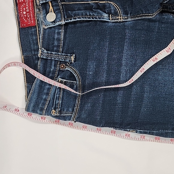 LUCKY BRAND JEANS BROOKLYN SKINNY SIZE 0/25R - Picture 7 of 7